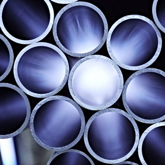 Stacked Benteler tubes